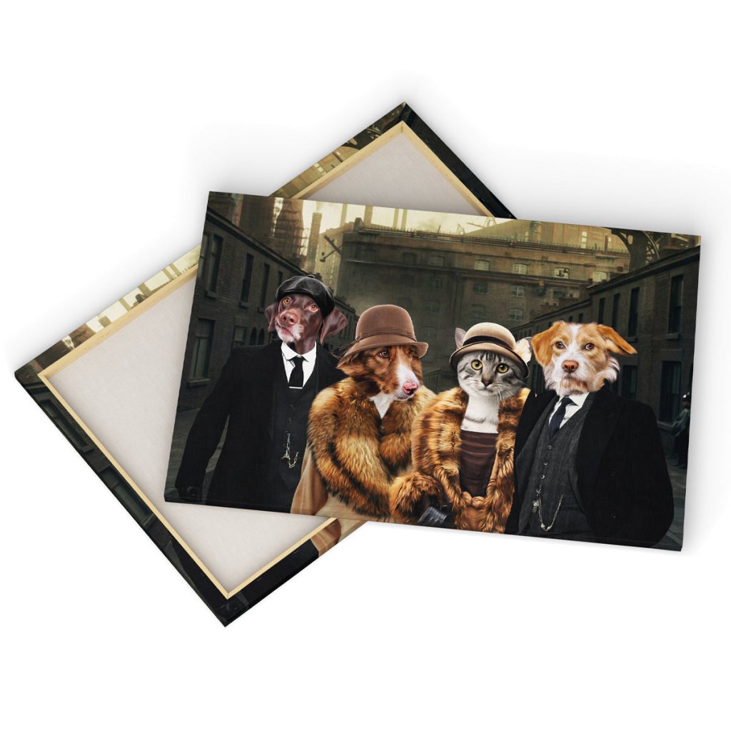 Pet Portraits | Peaky Blinders 4: Custom Pet Canvas | Paw & Glory