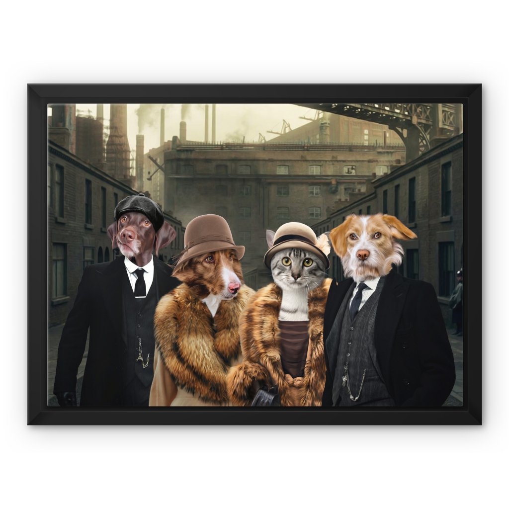 Pet Portraits | Peaky Blinders 4: Custom Pet Canvas | Paw & Glory