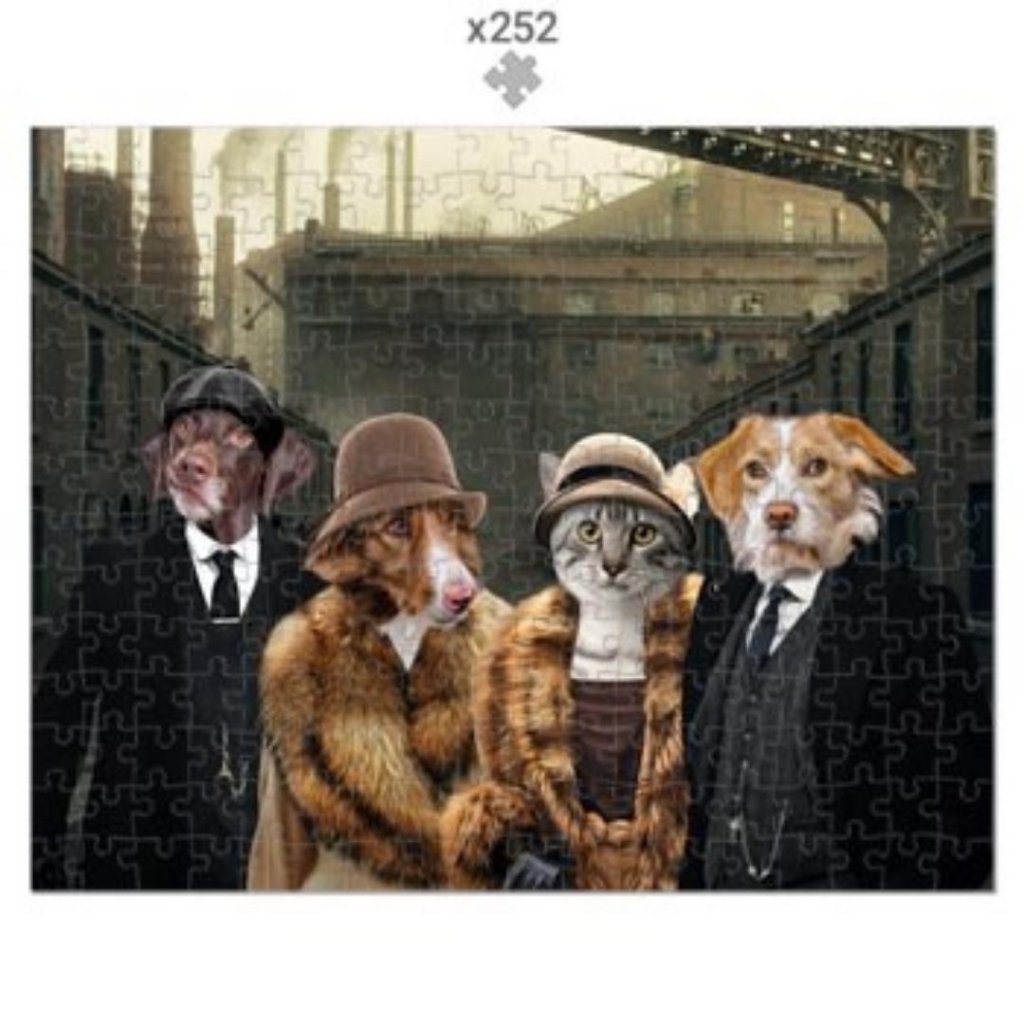 Pet Portraits | Peaky Blinders 4: Custom Pet Puzzle | Paw & Glory