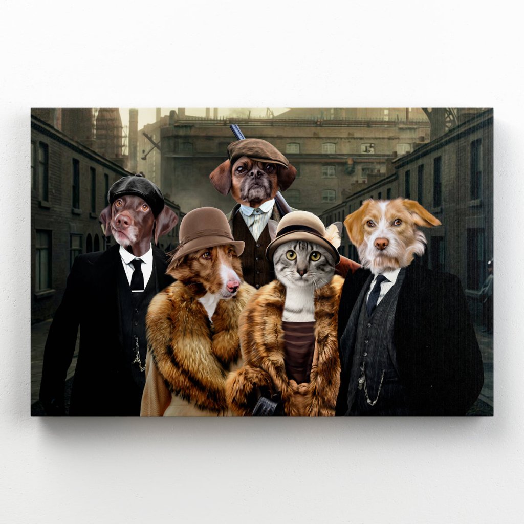 Pet Portraits | Peaky Blinders 5: Custom Pet Canvas | Paw & Glory