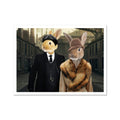 Peaky Blinders Male & Female: Animal Art Poster