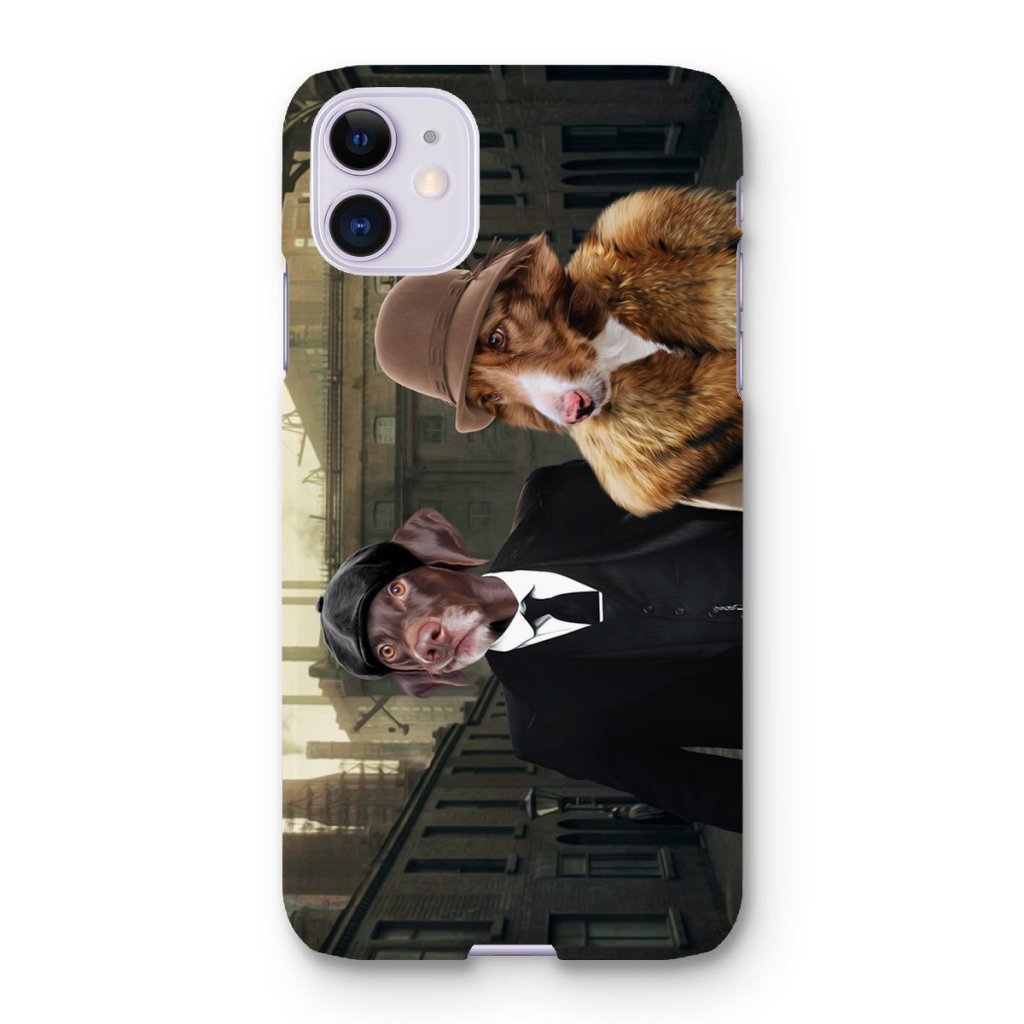 Pet Portraits | Peaky Blinders Male & Female Snap Phone Case | Paw & Glory