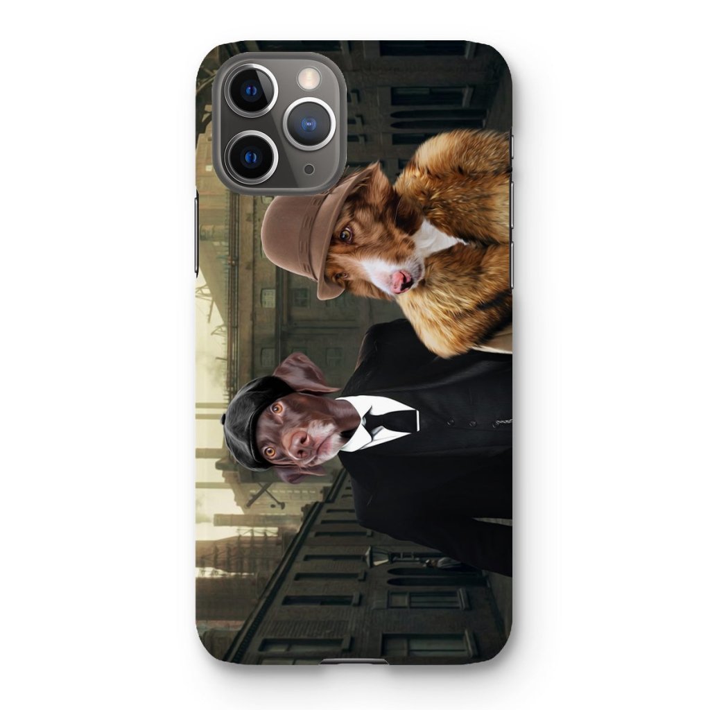 Pet Portraits | Peaky Blinders Male & Female Snap Phone Case | Paw & Glory