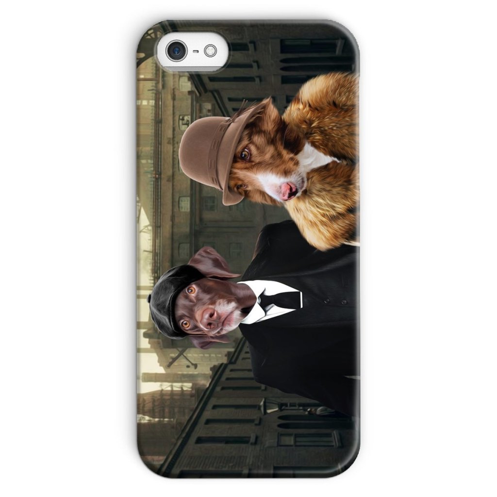 Pet Portraits | Peaky Blinders Male & Female Snap Phone Case | Paw & Glory