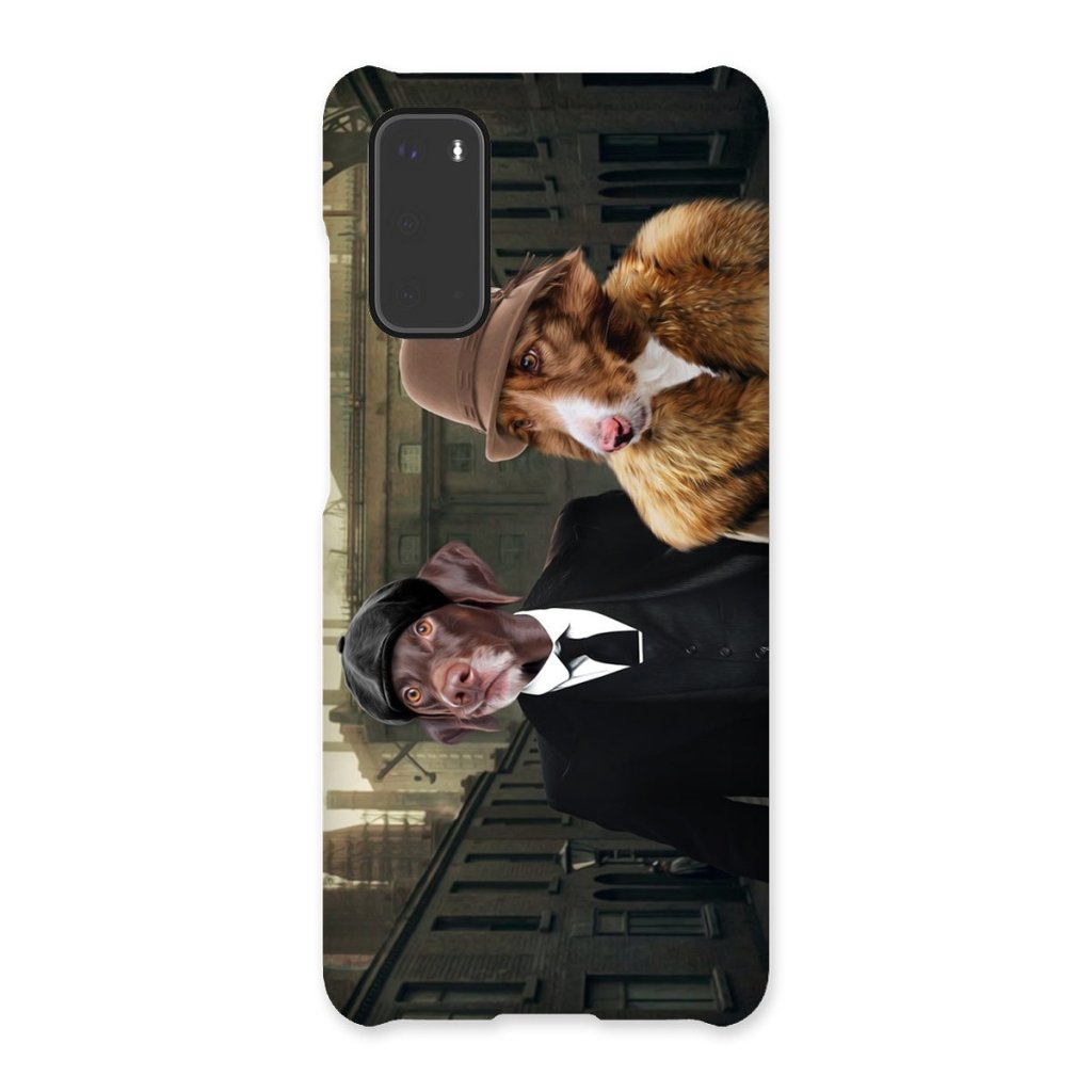 Pet Portraits | Peaky Blinders Male & Female Snap Phone Case | Paw & Glory