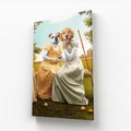 Penelope & Eloise (Bridgerton inspired): Custom Pet Canvas