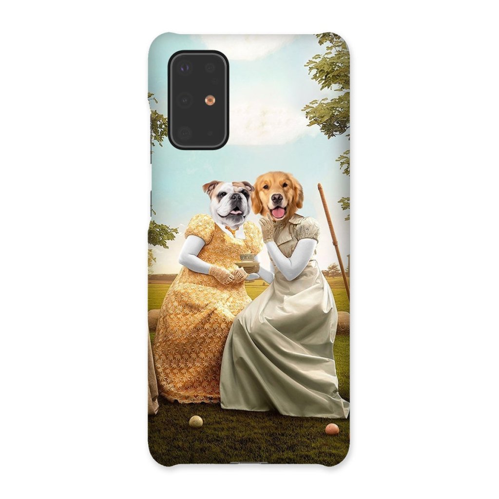 Pet Portraits | Penelope & Eloise (Bridgerton inspired): Custom Pet Phone Case | Paw & Glory
