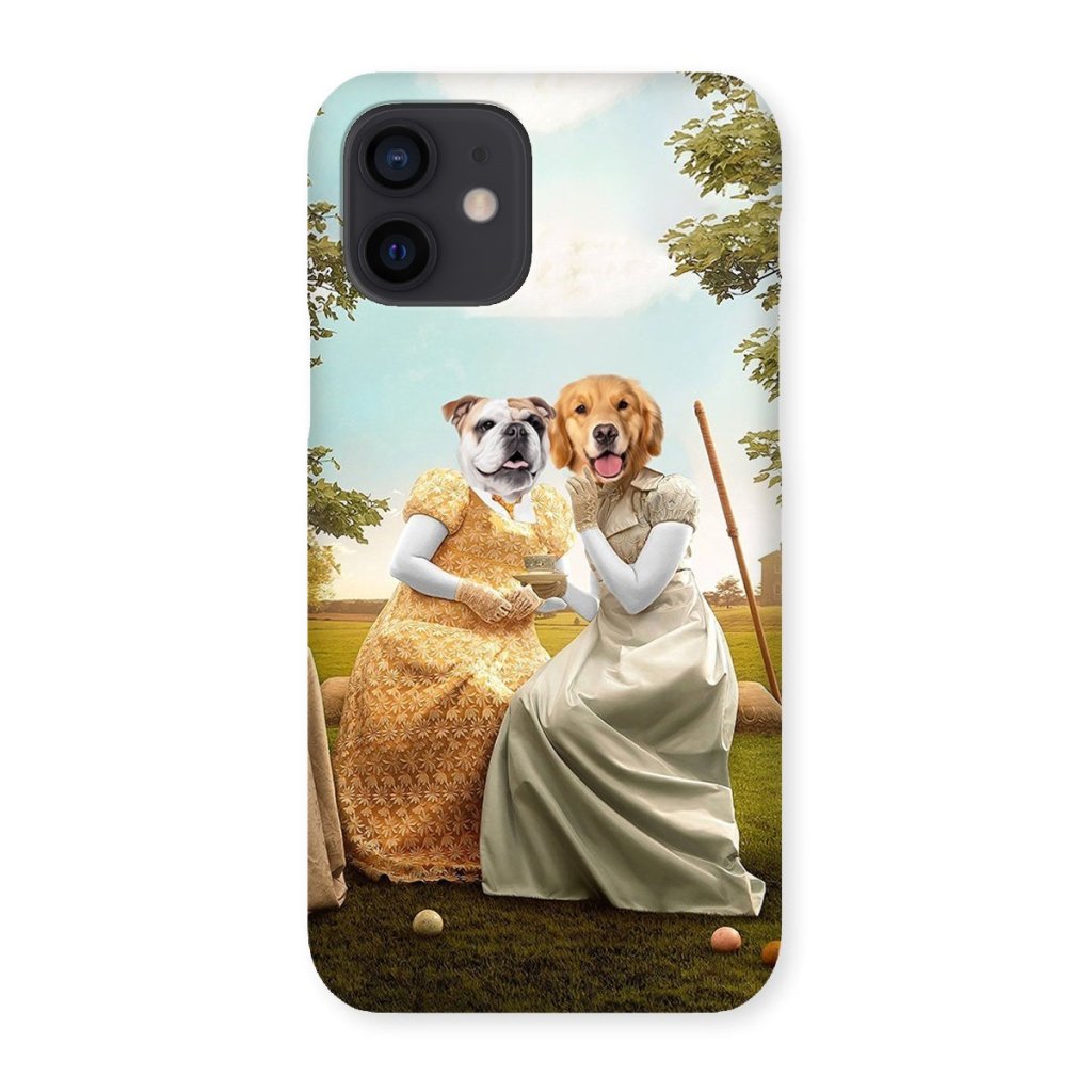 Pet Portraits | Penelope & Eloise (Bridgerton inspired): Custom Pet Phone Case | Paw & Glory