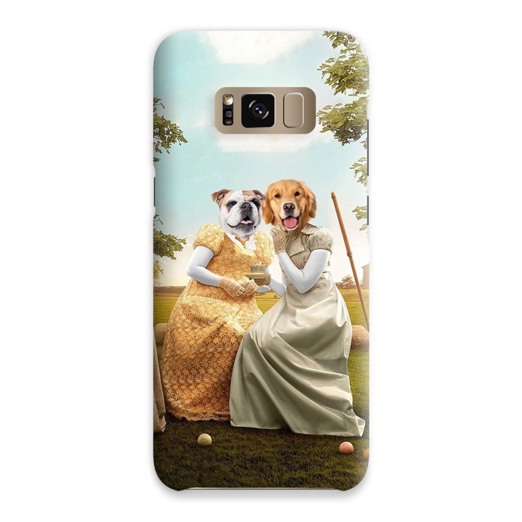Pet Portraits | Penelope & Eloise (Bridgerton inspired): Custom Pet Phone Case | Paw & Glory
