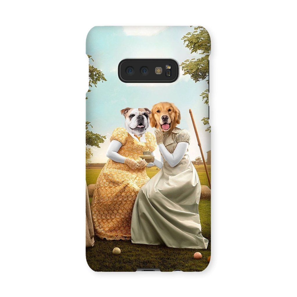 Pet Portraits | Penelope & Eloise (Bridgerton inspired): Custom Pet Phone Case | Paw & Glory