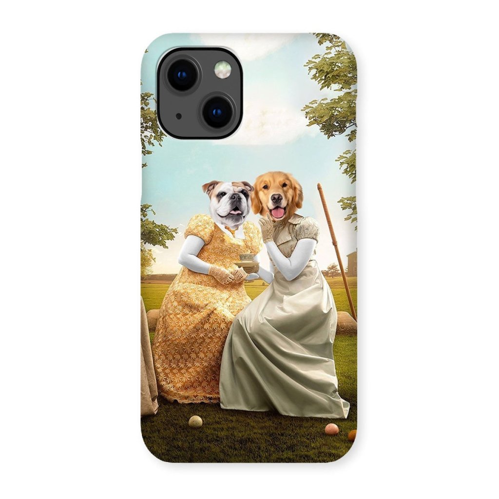 Pet Portraits | Penelope & Eloise (Bridgerton inspired): Custom Pet Phone Case | Paw & Glory