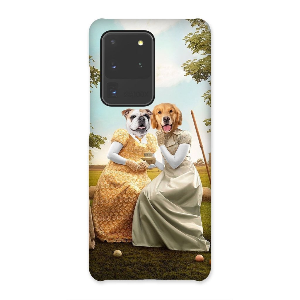 Pet Portraits | Penelope & Eloise (Bridgerton inspired): Custom Pet Phone Case | Paw & Glory