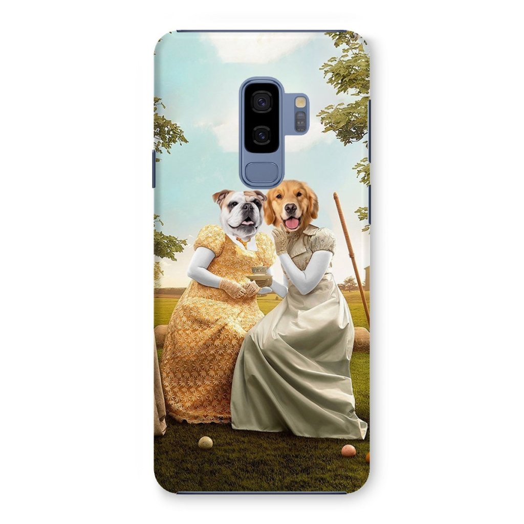 Pet Portraits | Penelope & Eloise (Bridgerton inspired): Custom Pet Phone Case | Paw & Glory