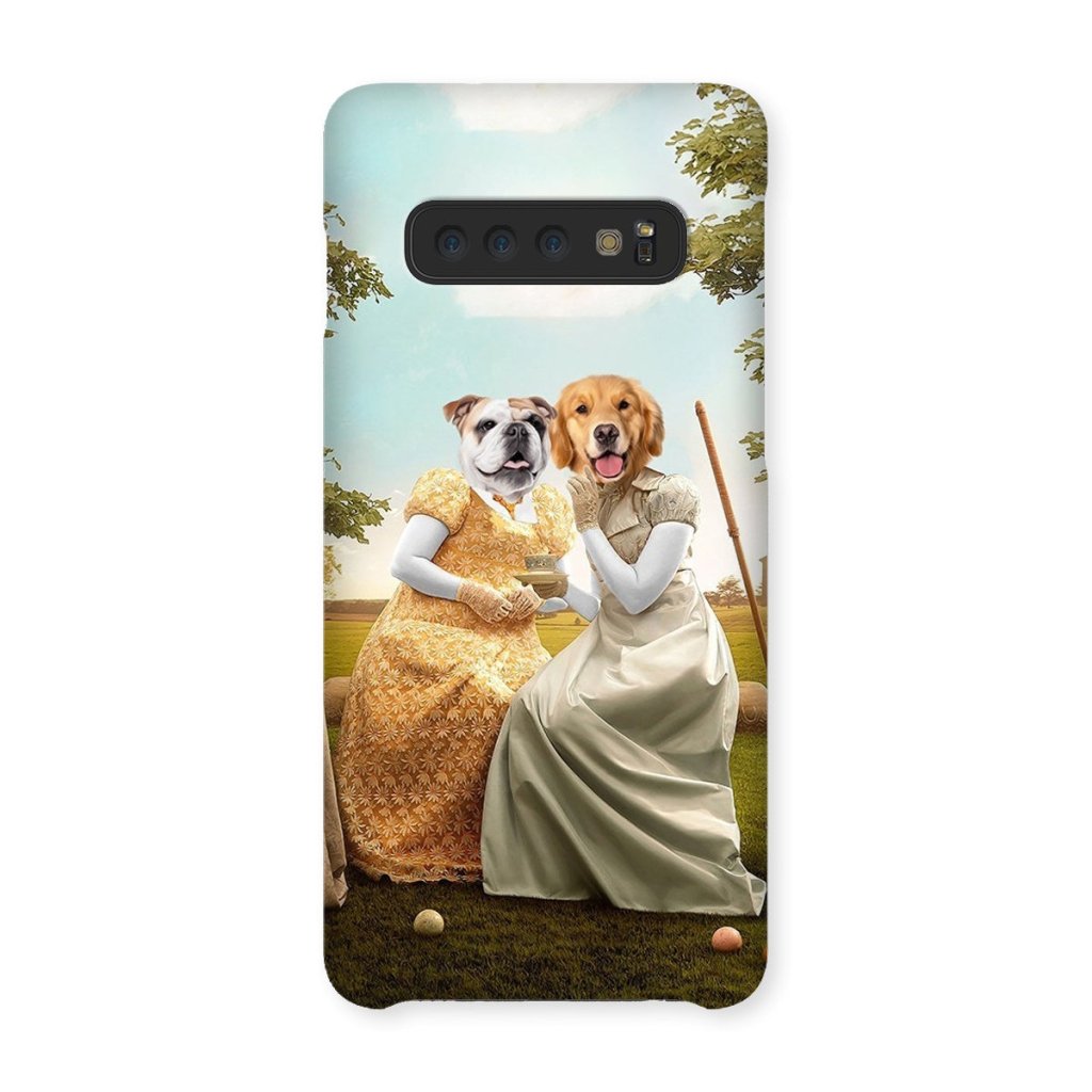 Pet Portraits | Penelope & Eloise (Bridgerton inspired): Custom Pet Phone Case | Paw & Glory