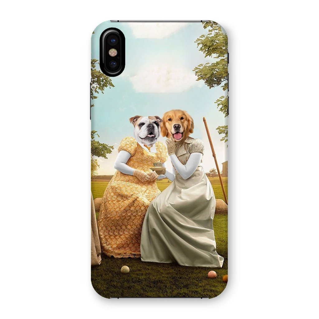 Pet Portraits | Penelope & Eloise (Bridgerton inspired): Custom Pet Phone Case | Paw & Glory