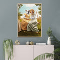 Regency Society Couple: Custom Pet Portrait