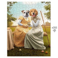 Regency Society Couple: Custom Pet Puzzle