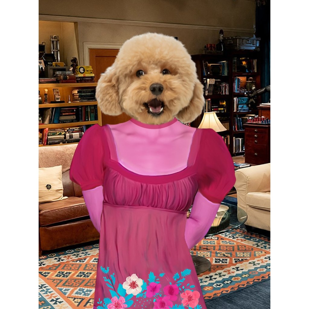 Pet Portraits | Penny (Big Bang Theory): Custom Digital Download Pet Portrait | Paw & Glory