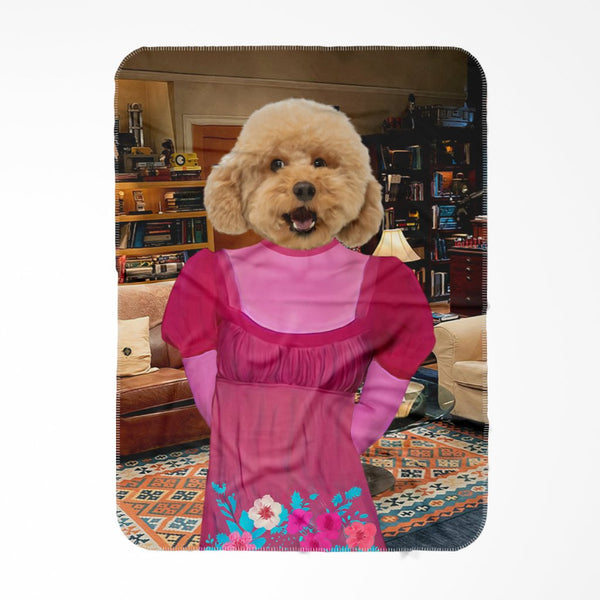 Blonde Science Sitcom Star Custom Pet Blanket | Pet Lover Gift | Paw & Glory