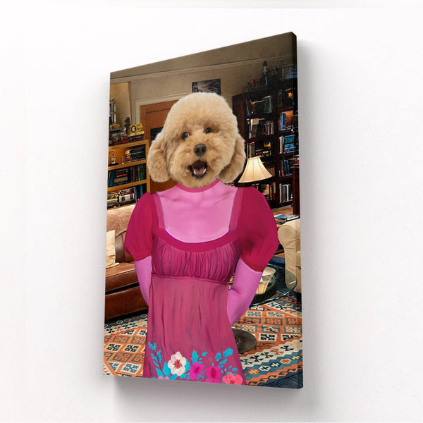 Blonde Science Sitcom Star Custom Pet Canvas | Custom Pet Canvas | Paw & Glory