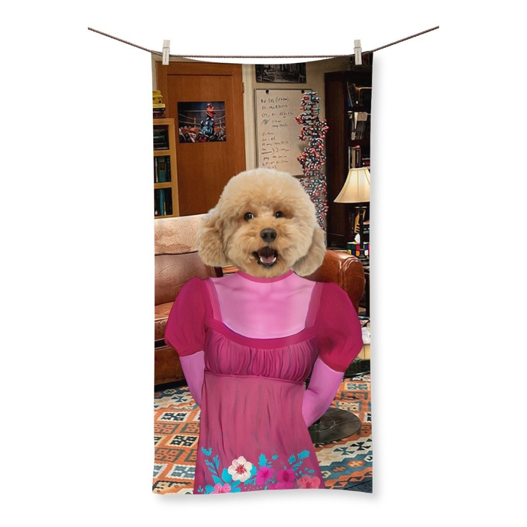 Pet Portraits | Penny (Big Bang Theory): Custom Pet Towel | Paw & Glory