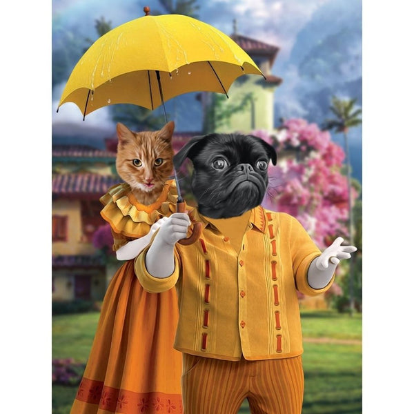 Magical Couple Custom Digital Download Pet Portrait | Paw & Glory