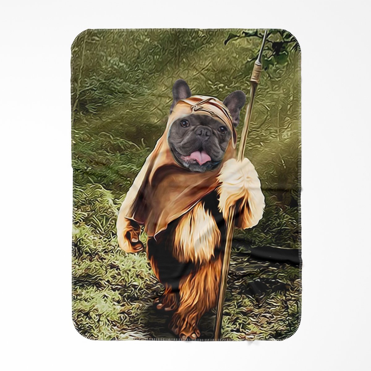 Pet E - Wok: Custom Pet Blanket - Paw & Glory - Dog Portraits - Pet Portraits