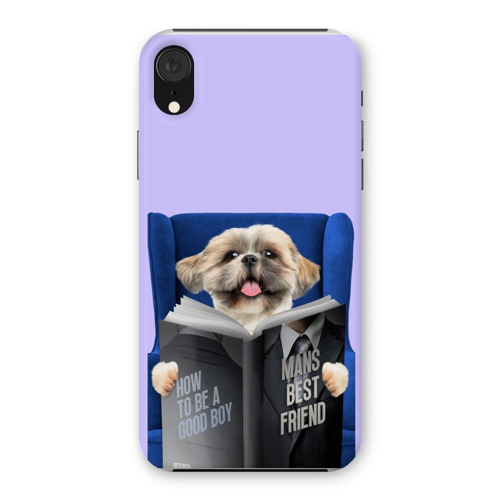 Pet Portraits | Pet Reading A Book: Custom Pet Phone Case | Paw & Glory