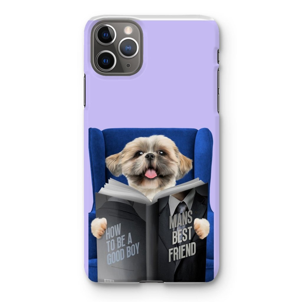 Pet Portraits | Pet Reading A Book: Custom Pet Phone Case | Paw & Glory