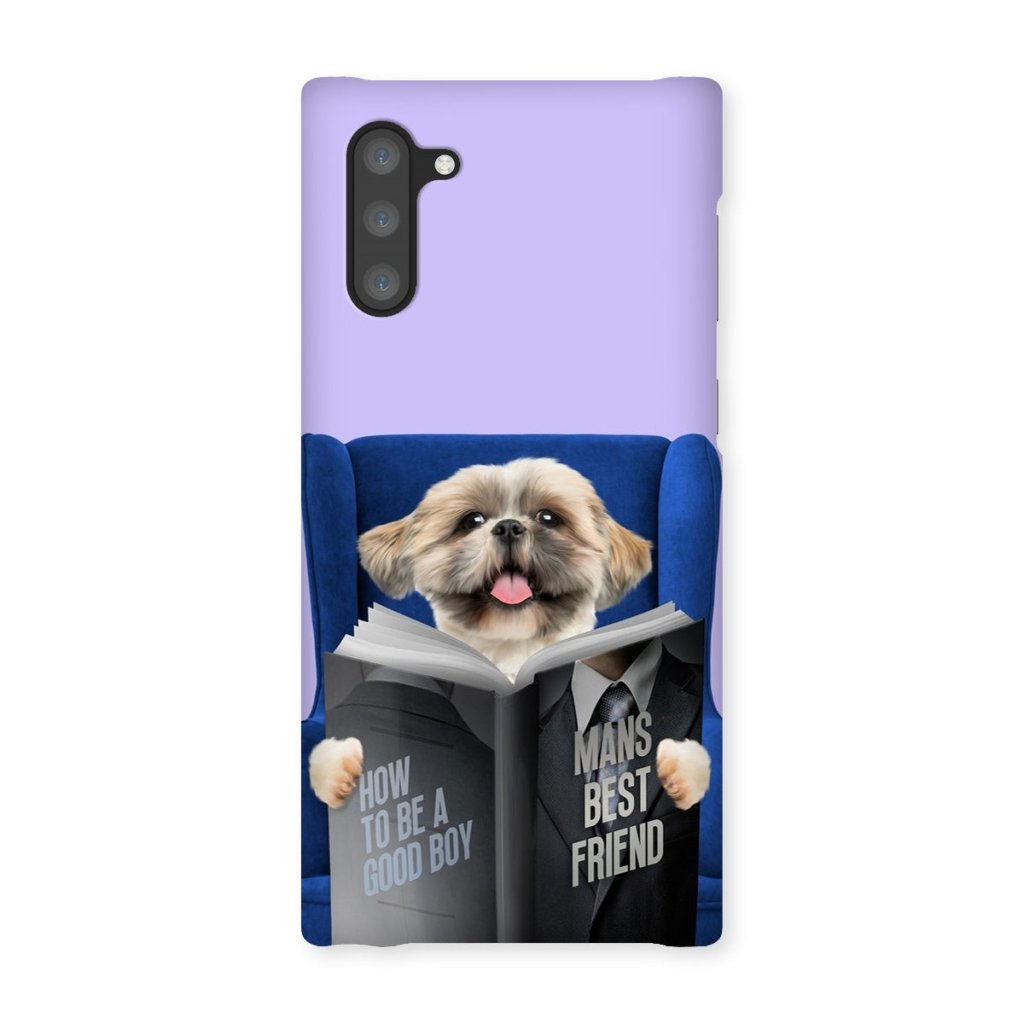 Pet Portraits | Pet Reading A Book: Custom Pet Phone Case | Paw & Glory