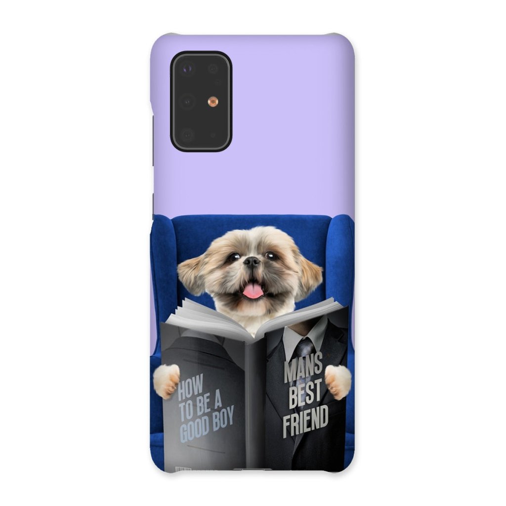 Pet Portraits | Pet Reading A Book: Custom Pet Phone Case | Paw & Glory