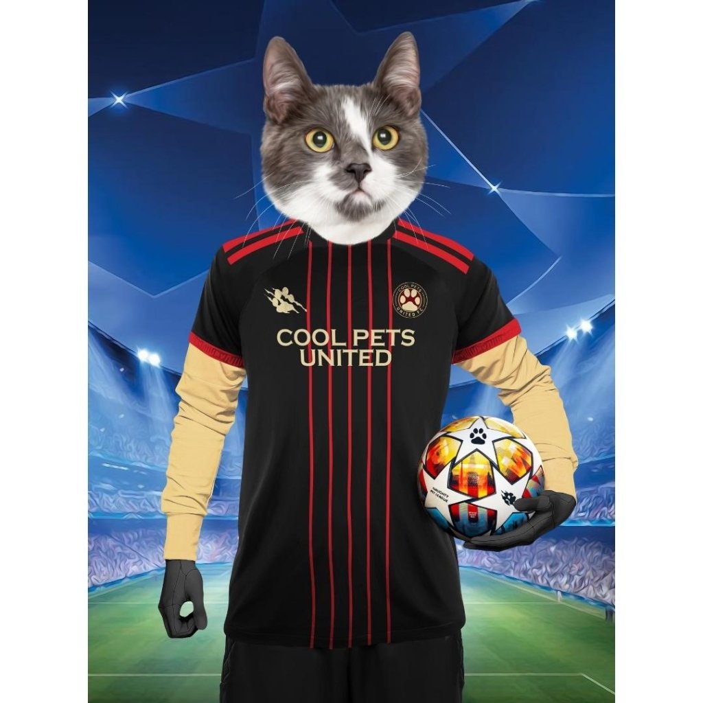 Petlanta United Football Club: Custom Digital Pet Portrait - Paw & Glory - Dog Portraits - Pet Portraits