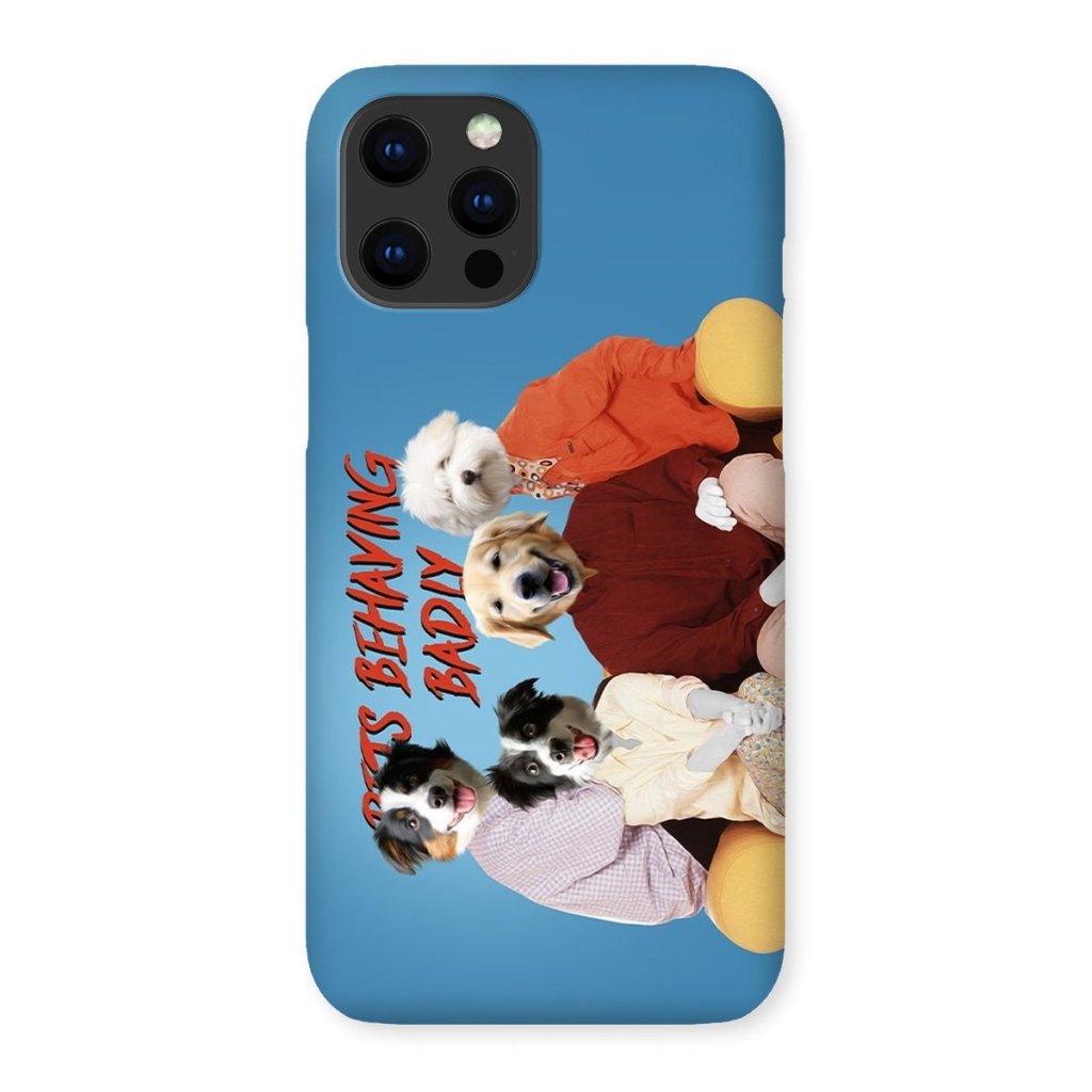 Pet Portraits | Pets Behaving Badly: Custom Pet Phone Case | Paw & Glory