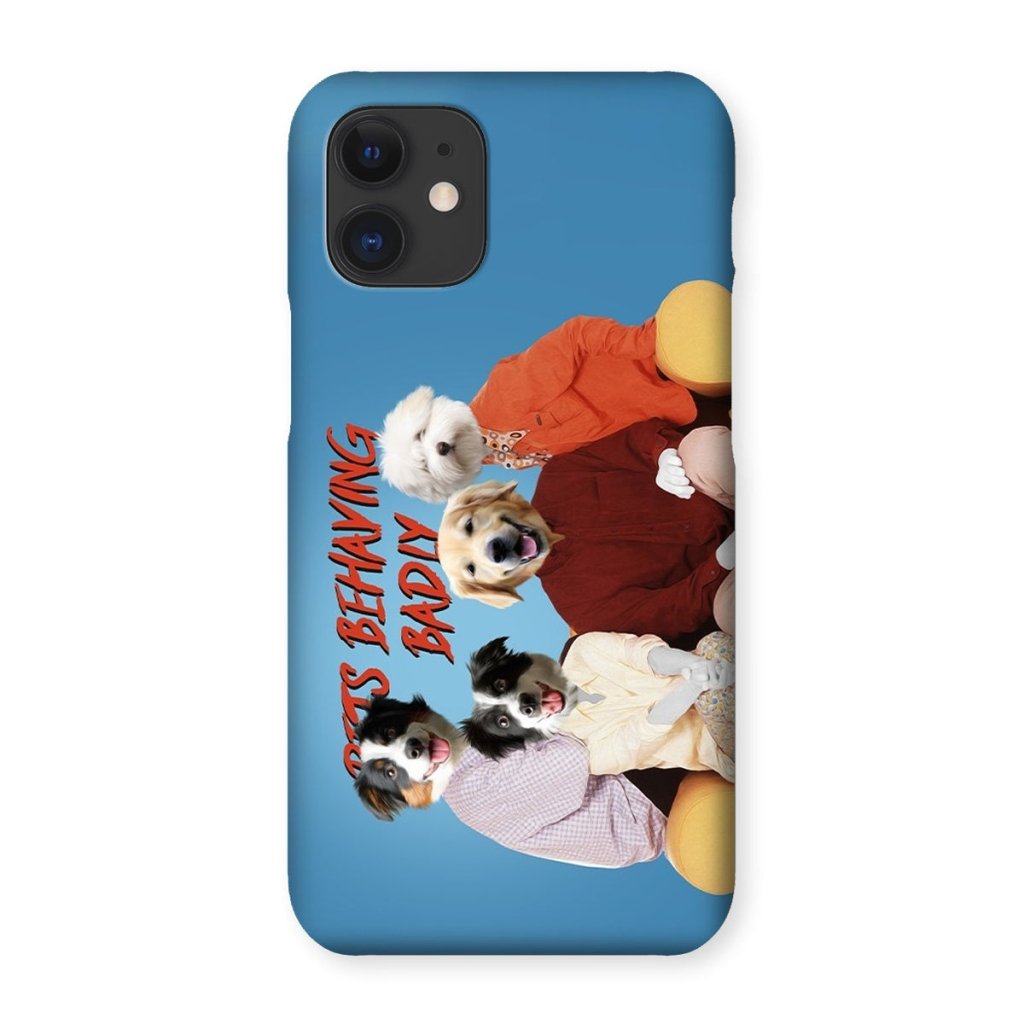 Pet Portraits | Pets Behaving Badly: Custom Pet Phone Case | Paw & Glory