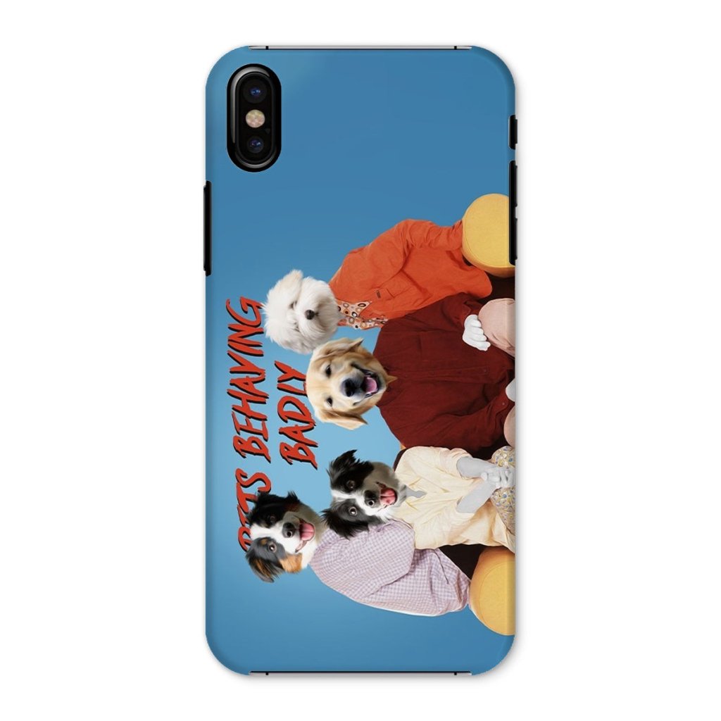 Pet Portraits | Pets Behaving Badly: Custom Pet Phone Case | Paw & Glory