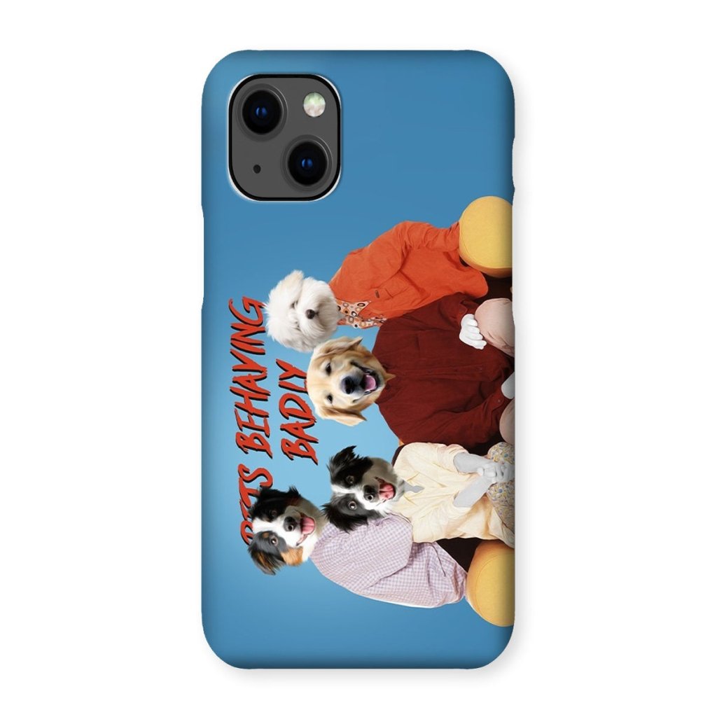 Pet Portraits | Pets Behaving Badly: Custom Pet Phone Case | Paw & Glory