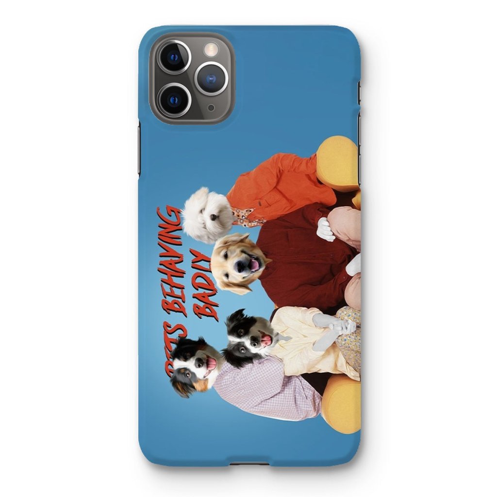 Pet Portraits | Pets Behaving Badly: Custom Pet Phone Case | Paw & Glory