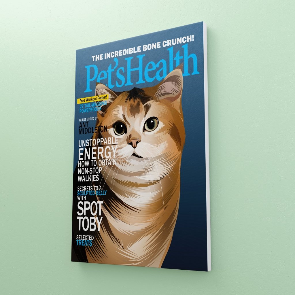 Pet Portraits | Pet's Health: Custom Pet Canvas | Paw & Glory