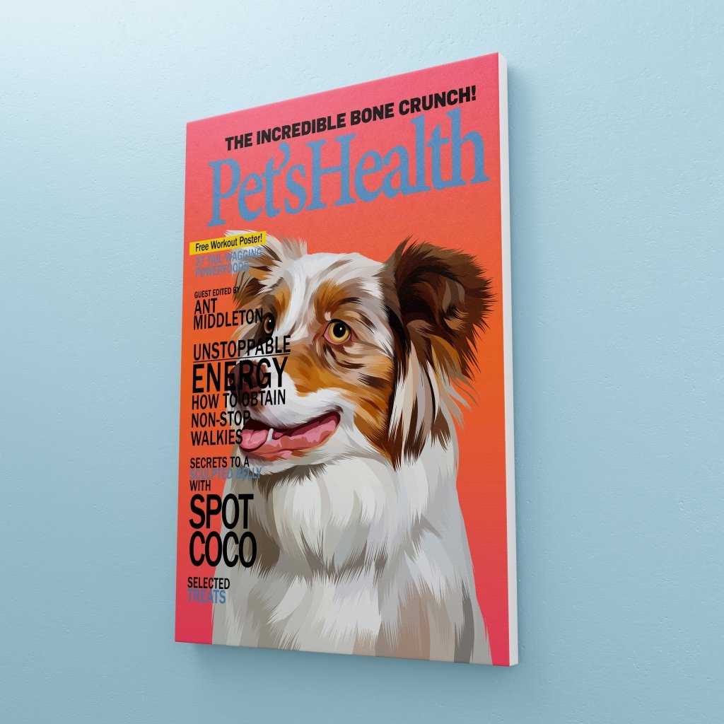 Pet Portraits | Pet's Health: Custom Pet Canvas | Paw & Glory