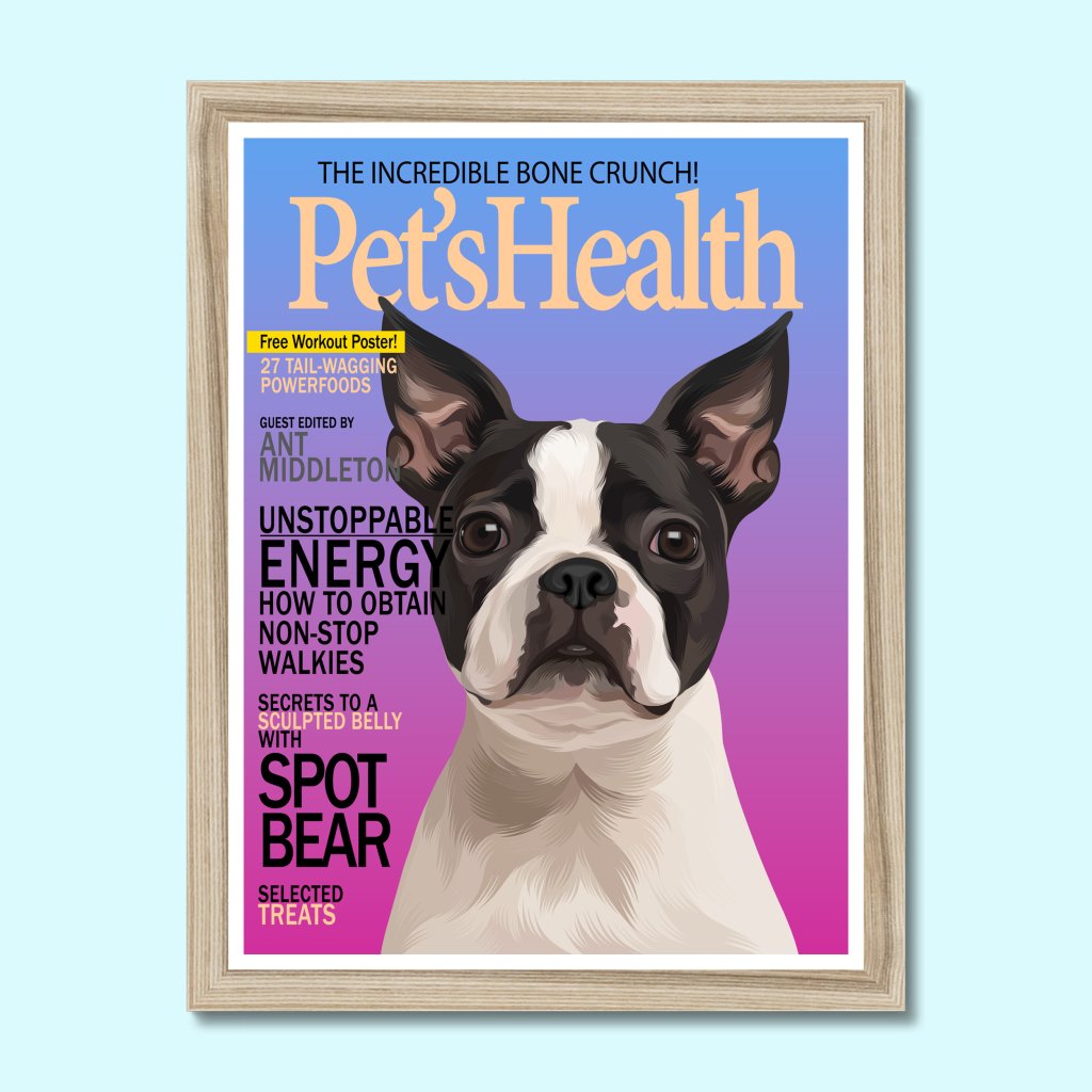 Pet's Health: Custom Pet Portrait - Paw & Glory - Dog Portraits - Pet Portraits