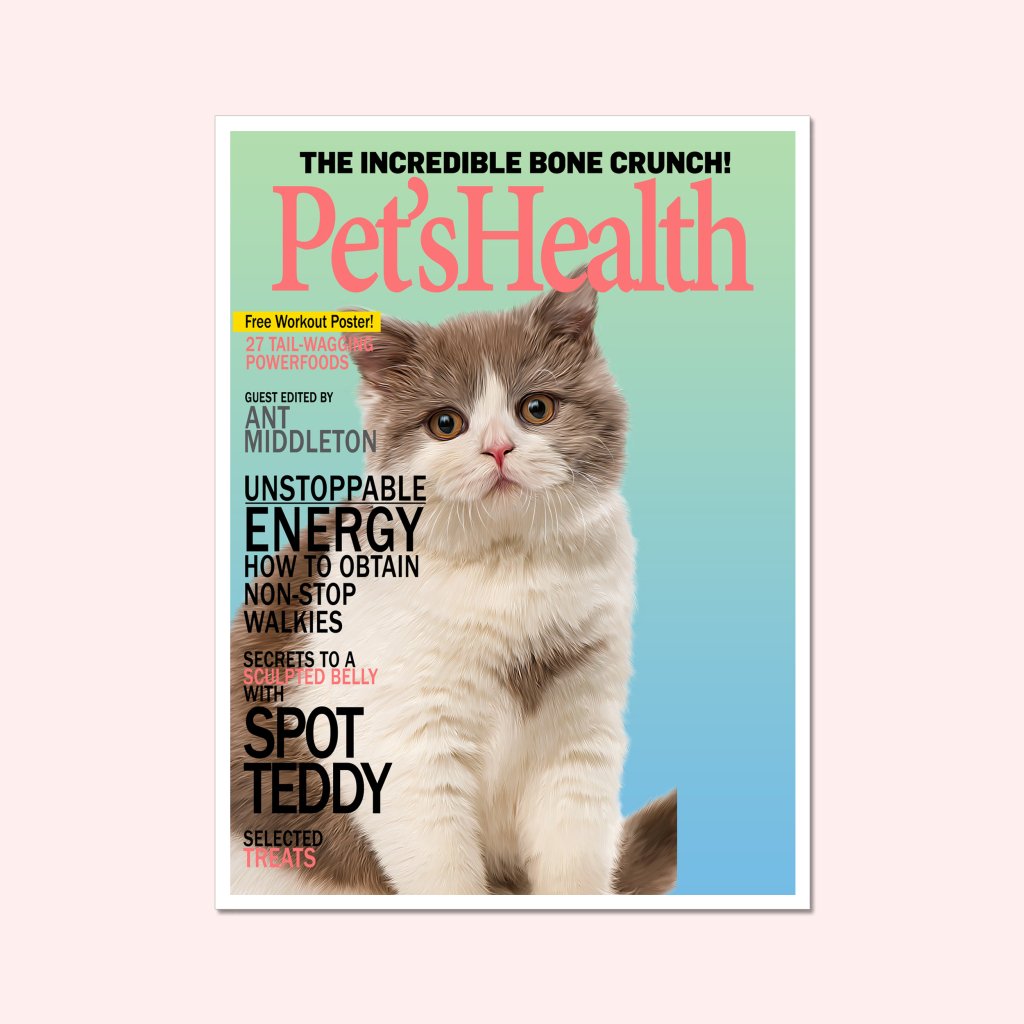 Pet Portraits | Pet's Health: Custom Pet Portrait | Paw & Glory