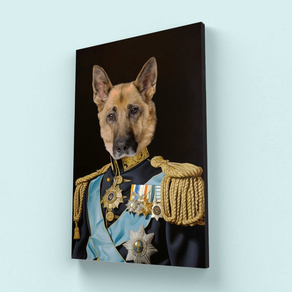 Pet Portraits | Petty Officer: Custom Pet Canvas | Paw & Glory