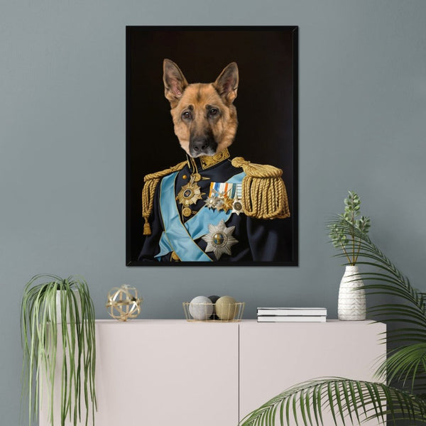 Petty Officer: Custom Pet Portrait | framed pet portrait | Paw & Glory