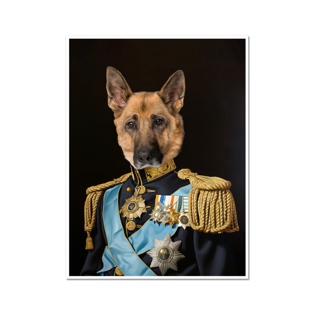 Pet Portraits | Petty Officer: Custom Pet Poster | Paw & Glory