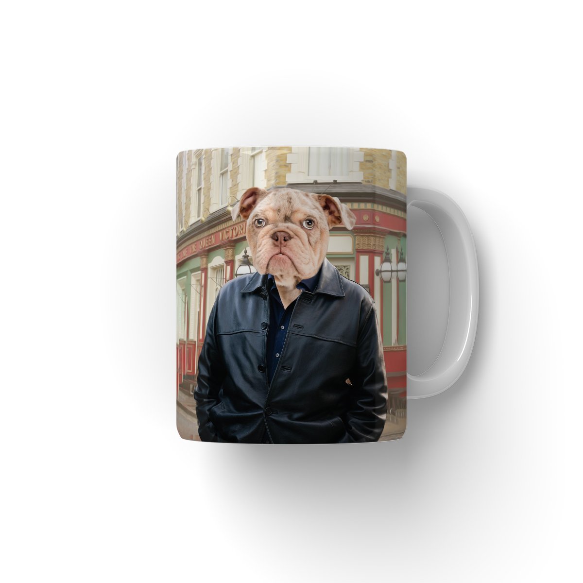 Pet Portraits | Phil Mitchell (Eastenders Inspired): Custom Pet Coffee Mug | Paw & Glory