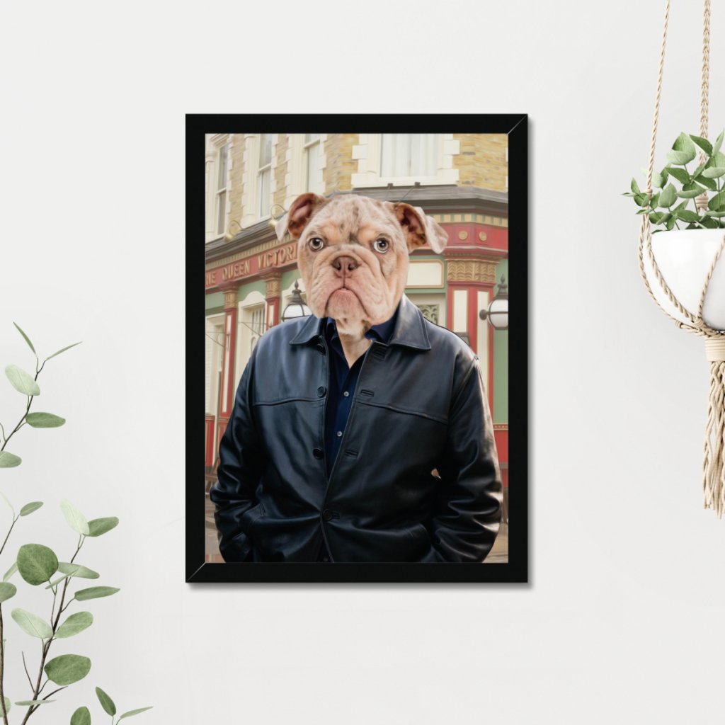 Pet Portraits | Phil Mitchell (Eastenders Inspired): Custom Pet Portrait | Paw & Glory