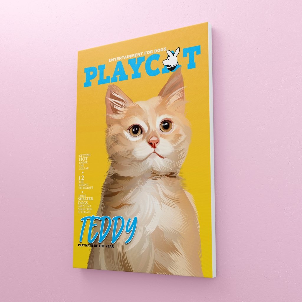 Pet Portraits | Play Cat: Custom Pet Canvas | Paw & Glory