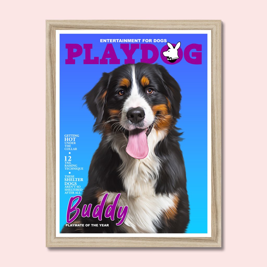 Pet Portraits | Play Dog: Custom Pet Portrait | Paw & Glory