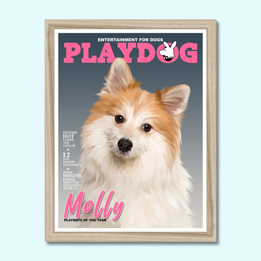 Play Dog: Custom Pet Portrait - Paw & Glory - Dog Portraits - Pet Portraits