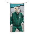 Player 101 (Squid Games Inspired): Custom Pet Towel